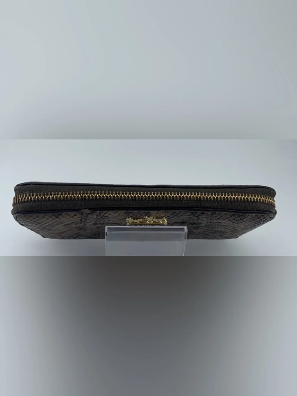 Coach Embossed Python/Snakeskin Leather Wallet